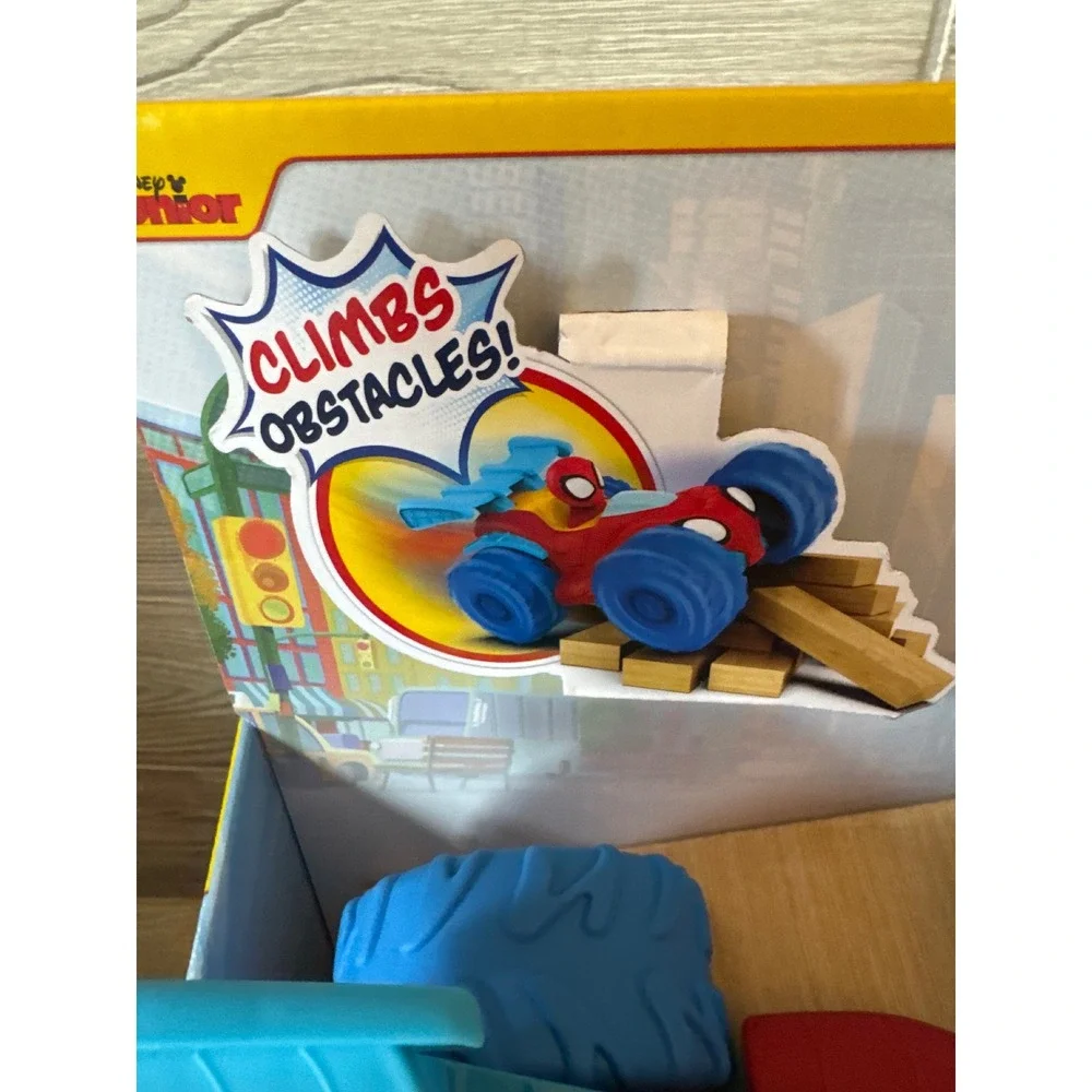 Marvel Spidey and His Amazing Friends Spidey Web Climber Rev Up & Go Toy Vehicle